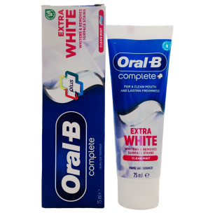 Oral-B Complete Plus Extra White Wybielająca Pasta Do Zębów z Fluorem 75ml