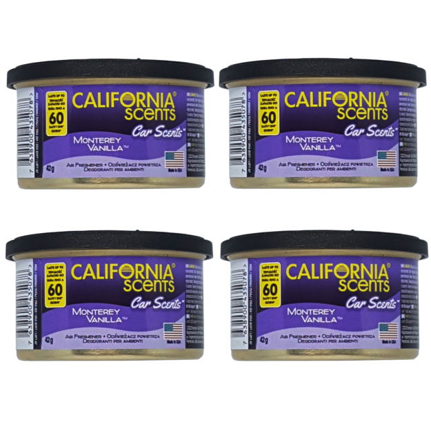 4x California Scents Puszka Zapachowa Monterey Vanilla 42g