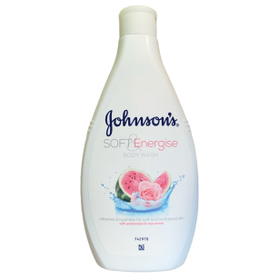 Johnson's Soft Energise Płyn Do Mycia Ciała o Zapachu Arbuza i Róży 400ml